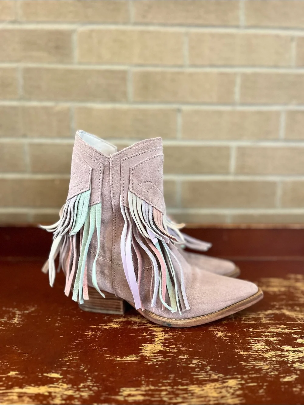 Free People Lawless Fringe Bootie
